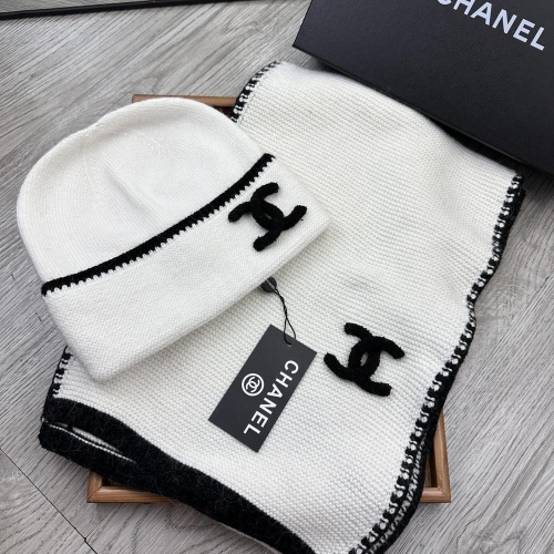 Chanel Hat and Scarf Set #1255337 $52.00 USD, Wholesale Replica Chanel Hat and Scarf and Glove Set