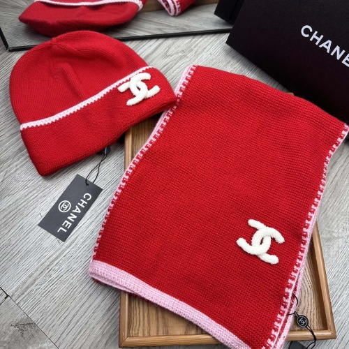 Chanel Hat and Scarf Set #1255339 $52.00 USD, Wholesale Replica Chanel Hat and Scarf and Glove Set