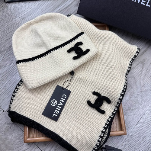 Chanel Hat and Scarf Set #1255340 $52.00 USD, Wholesale Replica Chanel Hat and Scarf and Glove Set