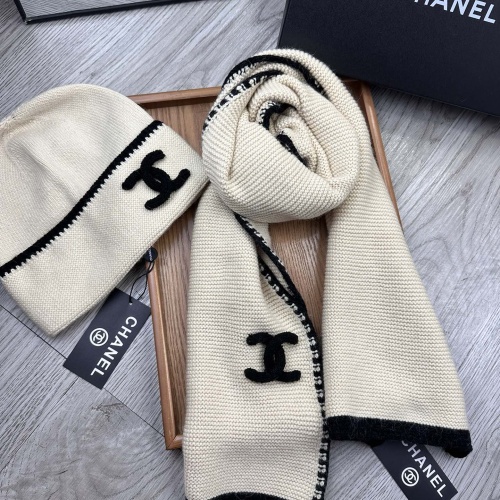 Replica Chanel Hat and Scarf Set #1255340 $52.00 USD for Wholesale