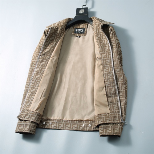 Replica Fendi Jackets Long Sleeved For Men #1255349 $45.00 USD for Wholesale