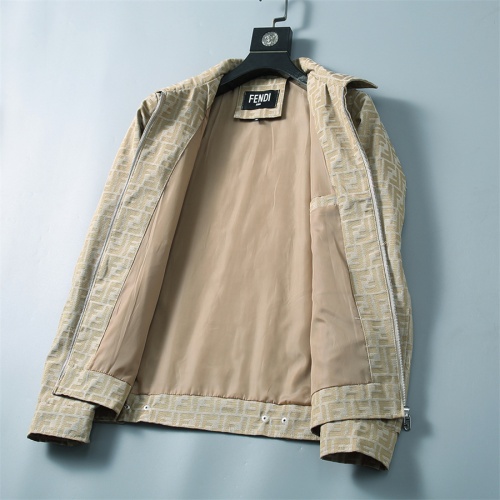 Replica Fendi Jackets Long Sleeved For Men #1255350 $45.00 USD for Wholesale