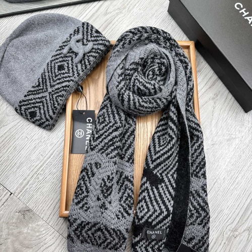 Replica Chanel Hat and Scarf Set #1255355 $52.00 USD for Wholesale