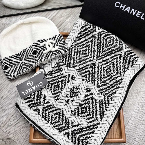 Chanel Hat and Scarf Set #1255356 $52.00 USD, Wholesale Replica Chanel Hat and Scarf and Glove Set