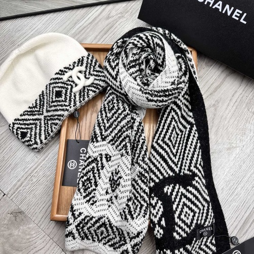 Replica Chanel Hat and Scarf Set #1255356 $52.00 USD for Wholesale