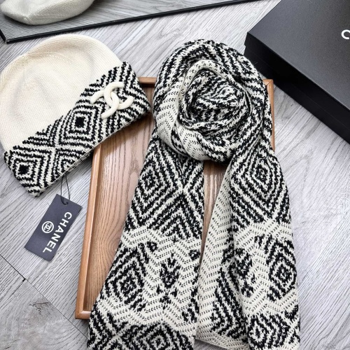 Replica Chanel Hat and Scarf Set #1255359 $52.00 USD for Wholesale