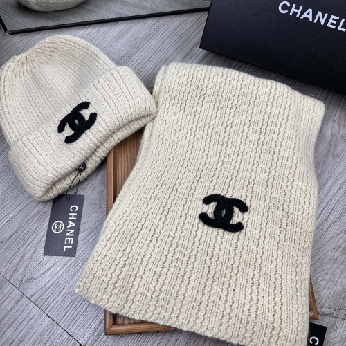 Chanel Hat and Scarf Set #1255360 $52.00 USD, Wholesale Replica Chanel Hat and Scarf and Glove Set