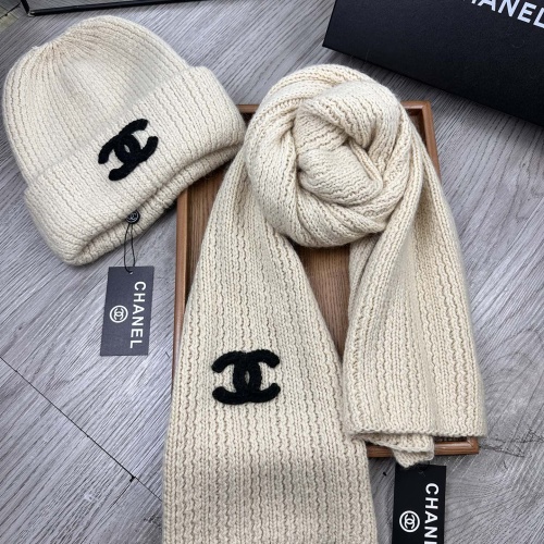 Replica Chanel Hat and Scarf Set #1255360 $52.00 USD for Wholesale