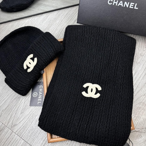 Chanel Hat and Scarf Set #1255361 $52.00 USD, Wholesale Replica Chanel Hat and Scarf and Glove Set