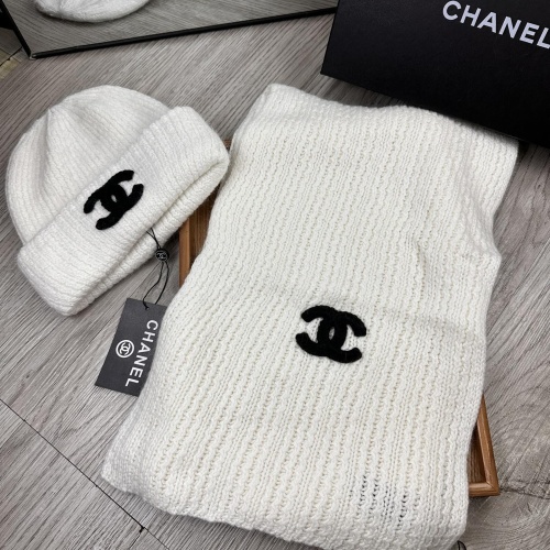 Chanel Hat and Scarf Set #1255362 $52.00 USD, Wholesale Replica Chanel Hat and Scarf and Glove Set