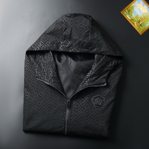 Replica Versace Jackets Long Sleeved For Men #1255363 $60.00 USD for Wholesale