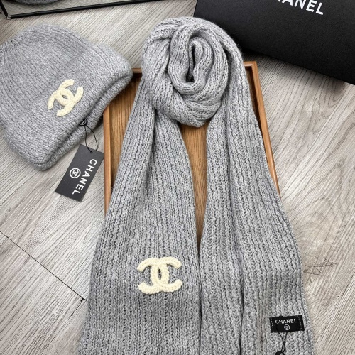 Replica Chanel Hat and Scarf Set #1255365 $52.00 USD for Wholesale