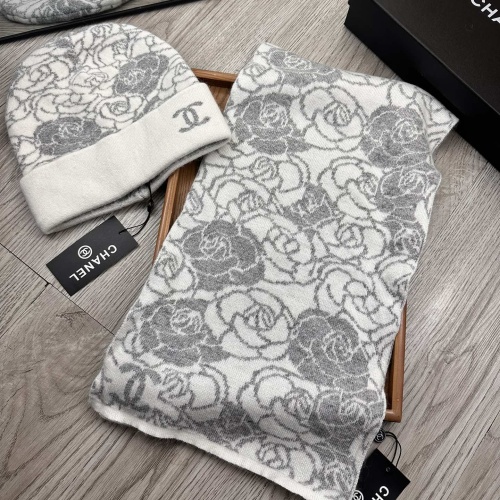 Chanel Hat and Scarf Set #1255367 $52.00 USD, Wholesale Replica Chanel Hat and Scarf and Glove Set