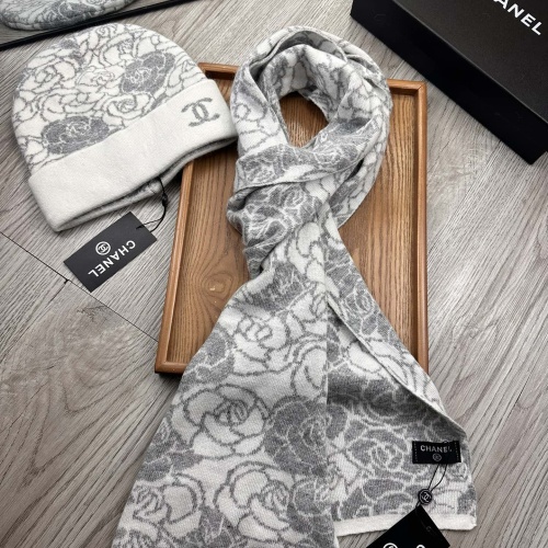 Replica Chanel Hat and Scarf Set #1255367 $52.00 USD for Wholesale