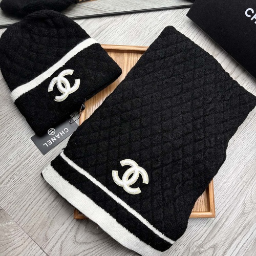 Chanel Hat and Scarf Set #1255370 $52.00 USD, Wholesale Replica Chanel Hat and Scarf and Glove Set