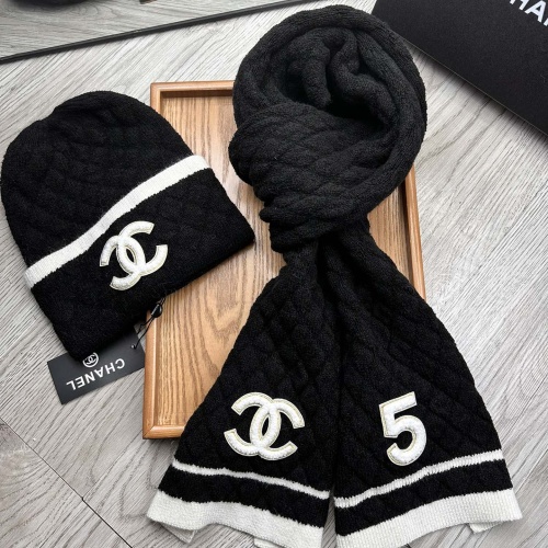 Replica Chanel Hat and Scarf Set #1255370 $52.00 USD for Wholesale