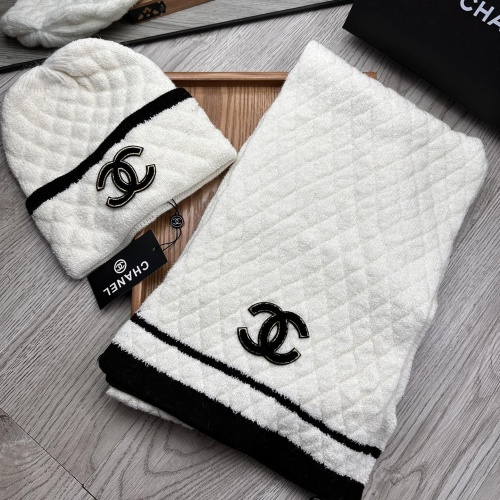 Chanel Hat and Scarf Set #1255371 $52.00 USD, Wholesale Replica Chanel Hat and Scarf and Glove Set