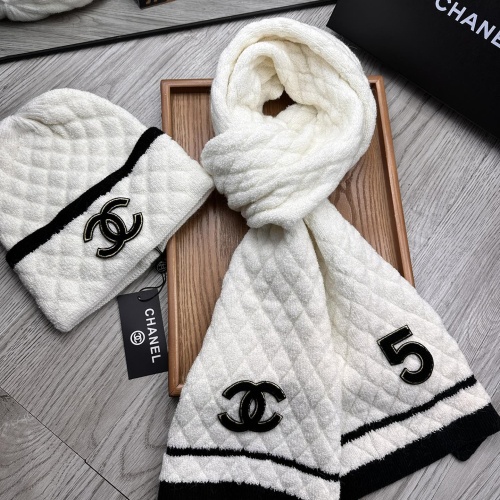 Replica Chanel Hat and Scarf Set #1255371 $52.00 USD for Wholesale