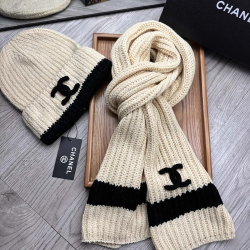 Replica Chanel Hat and Scarf Set #1255372 $52.00 USD for Wholesale