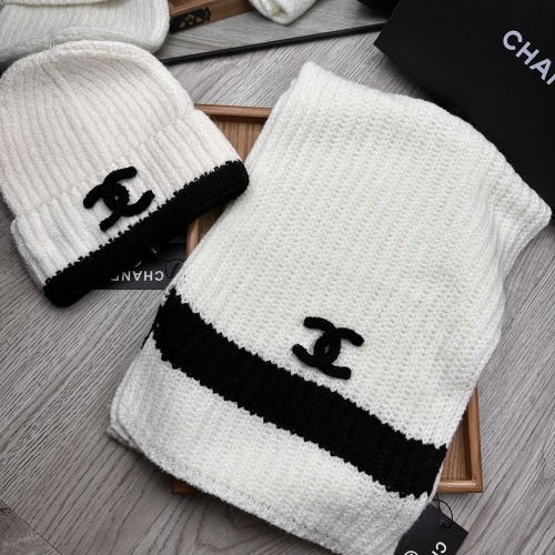 Chanel Hat and Scarf Set #1255373 $52.00 USD, Wholesale Replica Chanel Hat and Scarf and Glove Set