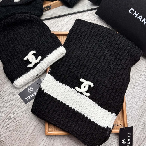 Chanel Hat and Scarf Set #1255374 $52.00 USD, Wholesale Replica Chanel Hat and Scarf and Glove Set