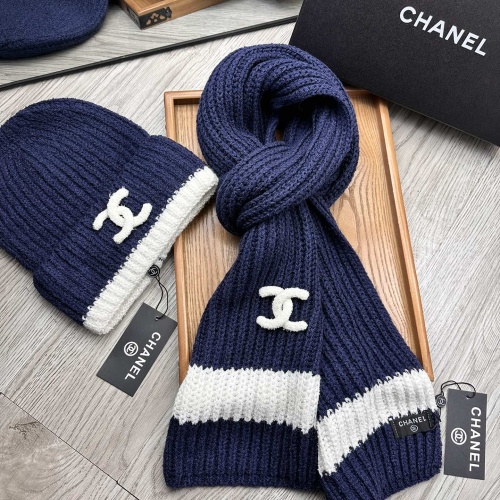 Replica Chanel Hat and Scarf Set #1255378 $52.00 USD for Wholesale