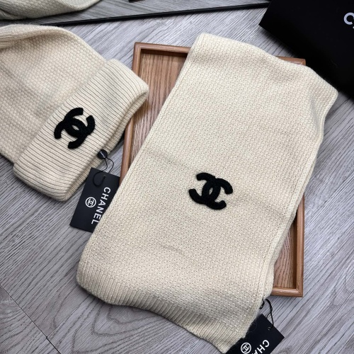 Chanel Hat and Scarf Set #1255381 $52.00 USD, Wholesale Replica Chanel Hat and Scarf and Glove Set