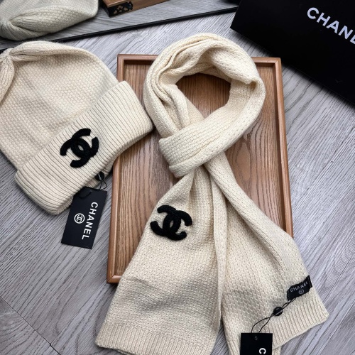 Replica Chanel Hat and Scarf Set #1255381 $52.00 USD for Wholesale