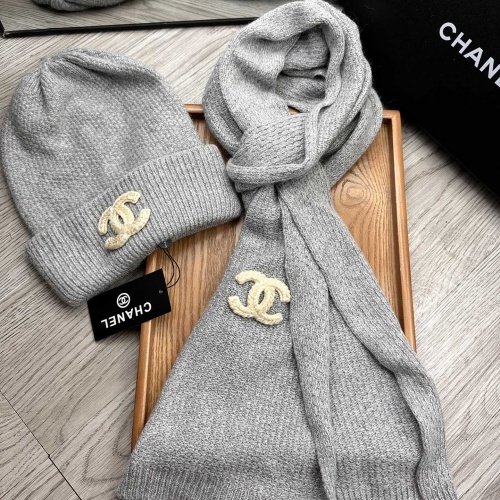 Replica Chanel Hat and Scarf Set #1255384 $52.00 USD for Wholesale