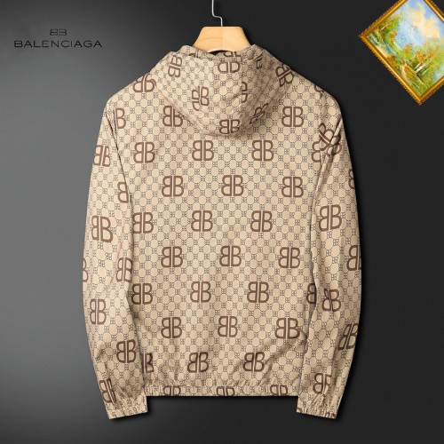 Replica Balenciaga Jackets Long Sleeved For Men #1255385 $60.00 USD for Wholesale