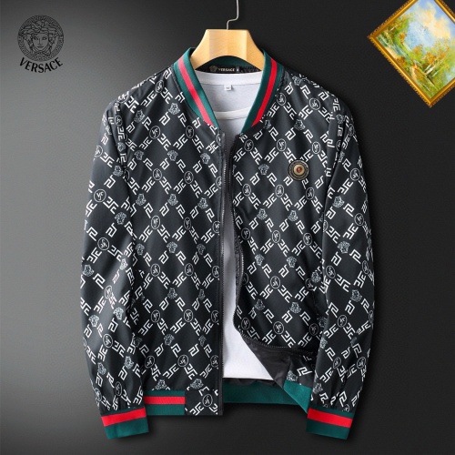 Versace Jackets Long Sleeved For Men #1255391 $60.00 USD, Wholesale Replica Versace Jackets