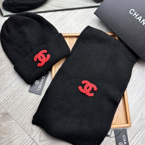 Chanel Hat and Scarf Set #1255396 $52.00 USD, Wholesale Replica Chanel Hat and Scarf and Glove Set