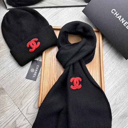 Replica Chanel Hat and Scarf Set #1255396 $52.00 USD for Wholesale