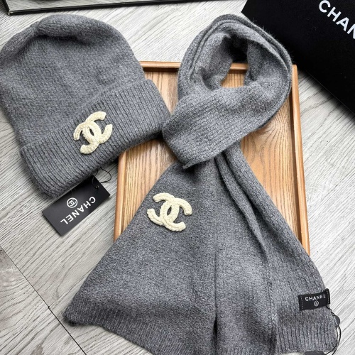 Replica Chanel Hat and Scarf Set #1255398 $52.00 USD for Wholesale