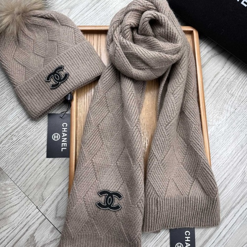 Replica Chanel Hat and Scarf Set #1255399 $56.00 USD for Wholesale