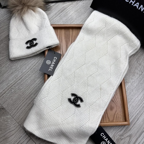 Chanel Hat and Scarf Set #1255400 $56.00 USD, Wholesale Replica Chanel Hat and Scarf and Glove Set