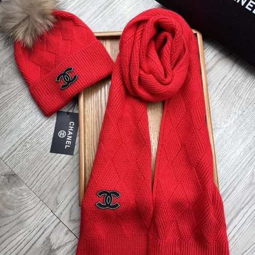 Replica Chanel Hat and Scarf Set #1255401 $56.00 USD for Wholesale