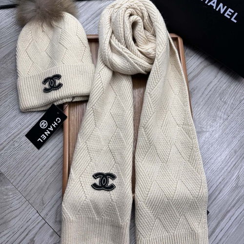 Replica Chanel Hat and Scarf Set #1255403 $56.00 USD for Wholesale