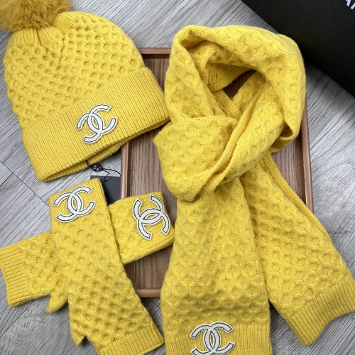 Chanel Hat and Scarf and Glove Set #1255404 $52.00 USD, Wholesale Replica Chanel Hat and Scarf and Glove Set