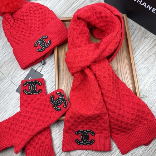 Chanel Hat and Scarf and Glove Set #1255407 $52.00 USD, Wholesale Replica Chanel Hat and Scarf and Glove Set