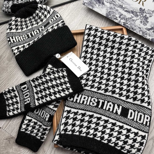 Christian Dior Hat and Scarf and Glove Set #1255410 $72.00 USD, Wholesale Replica Christian Dior Hat and Scarf and Glove Set