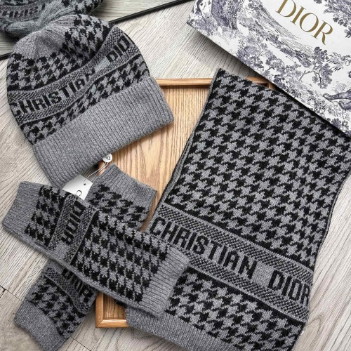 Christian Dior Hat and Scarf and Glove Set #1255414 $72.00 USD, Wholesale Replica Christian Dior Hat and Scarf and Glove Set