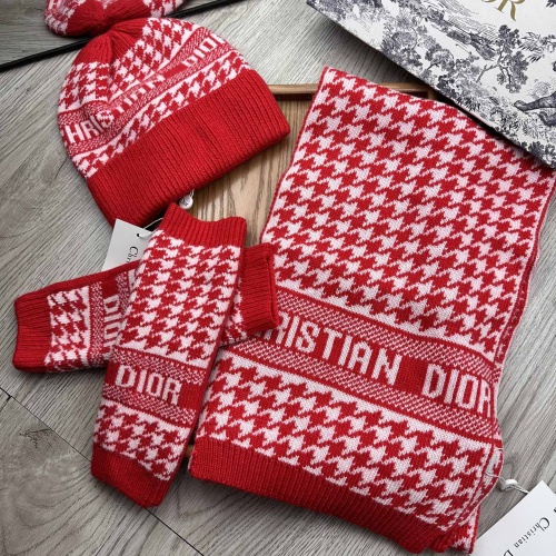 Christian Dior Hat and Scarf and Glove Set #1255415 $72.00 USD, Wholesale Replica Christian Dior Hat and Scarf and Glove Set