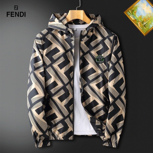 Fendi Jackets Long Sleeved For Men #1255416 $60.00 USD, Wholesale Replica Fendi Jackets