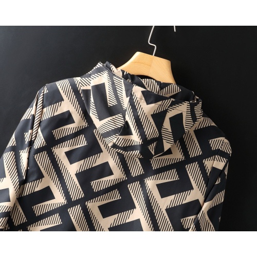 Replica Fendi Jackets Long Sleeved For Men #1255416 $60.00 USD for Wholesale