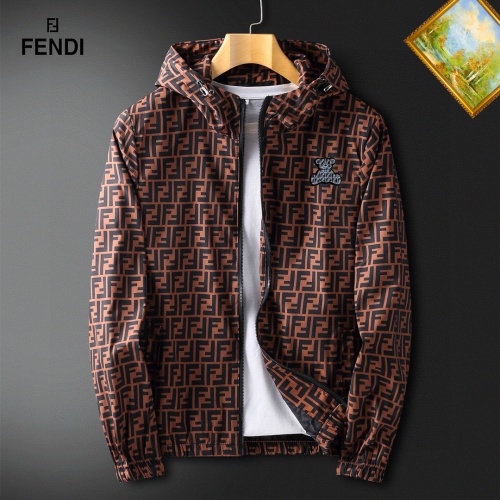 Fendi Jackets Long Sleeved For Men #1255418 $60.00 USD, Wholesale Replica Fendi Jackets