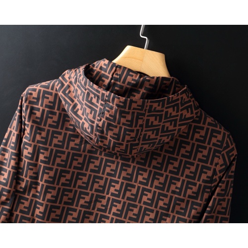 Replica Fendi Jackets Long Sleeved For Men #1255418 $60.00 USD for Wholesale