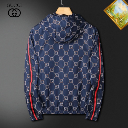 Replica Gucci Jackets Long Sleeved For Men #1255422 $60.00 USD for Wholesale