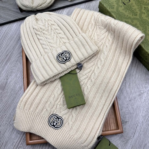 Gucci Hat and Scarf  Set #1255437 $52.00 USD, Wholesale Replica Gucci Hat and Scarf and Glove Set