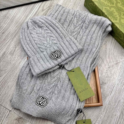 Gucci Hat and Scarf  Set #1255438 $52.00 USD, Wholesale Replica Gucci Hat and Scarf and Glove Set